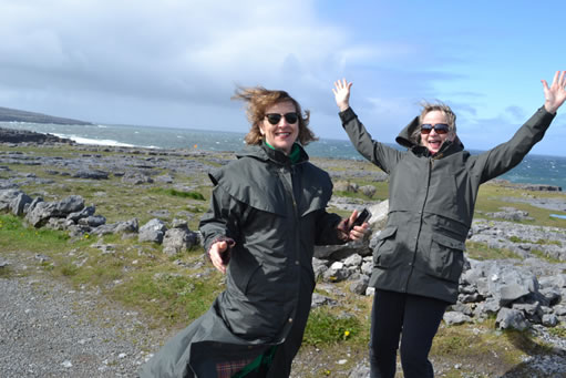 Susan and Janine in Ireland